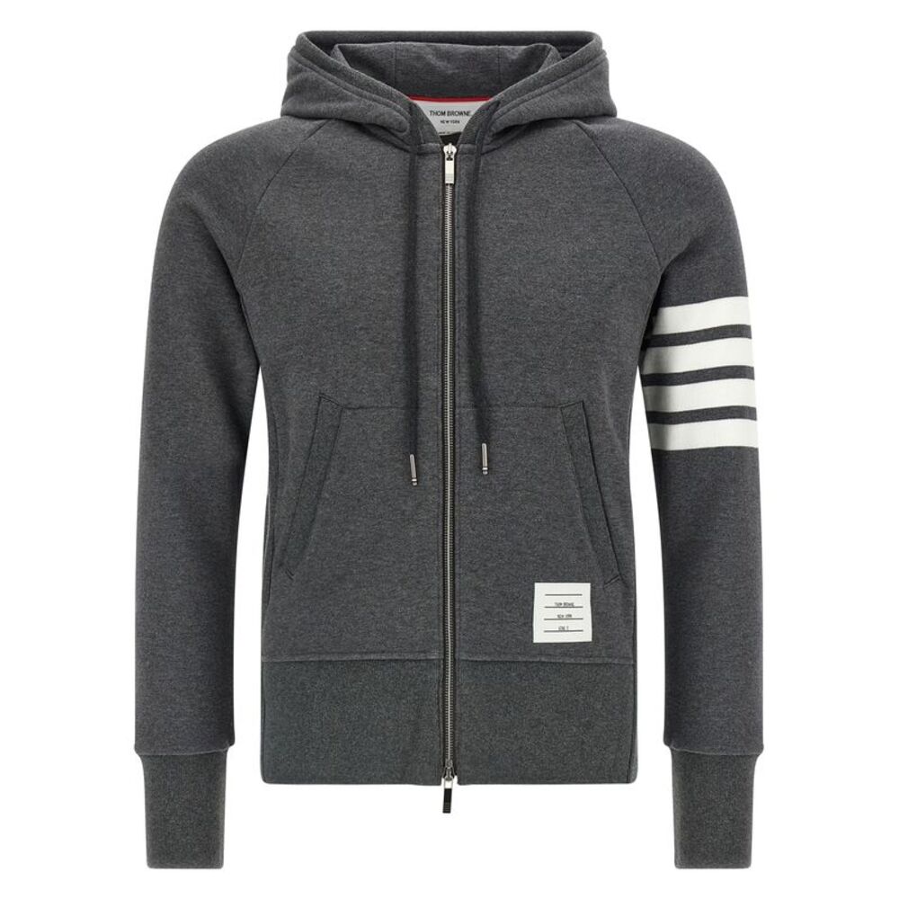 Thom Browne Gray Cotton Men's Sweatshirt
